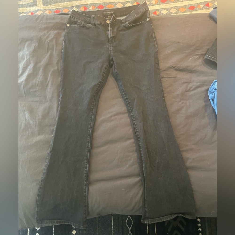 Black boot cut jean